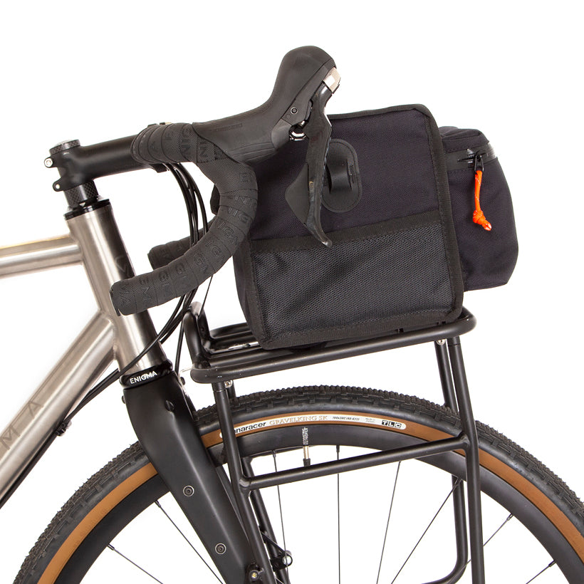 Pannier Rack Randonneur Front Bag OCT Rando Rack Top Bag Ecopak Black